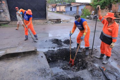 PMM reforça drenagem na comunidade Nossa Senhora de Fátima