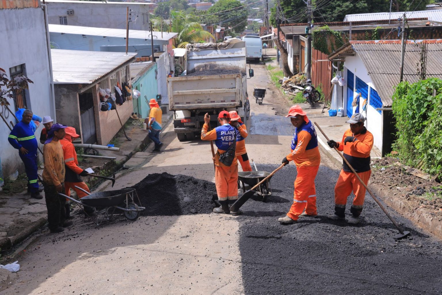 PMM reforça manutenção asfáltica na comunidade Nossa Senhora de Fátima 2