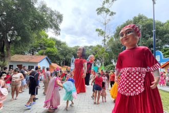 Primeiro bailinho de Carnaval no parque Cidade da Criança reúne quase 800 visitantes neste sábado