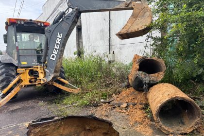 Prefeitura reforça drenagem profunda no bairro Novo Aleixo