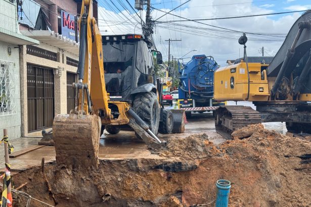 Prefeitura de Manaus implanta drenagem profunda para reduzir riscos de alagamentos no Centro