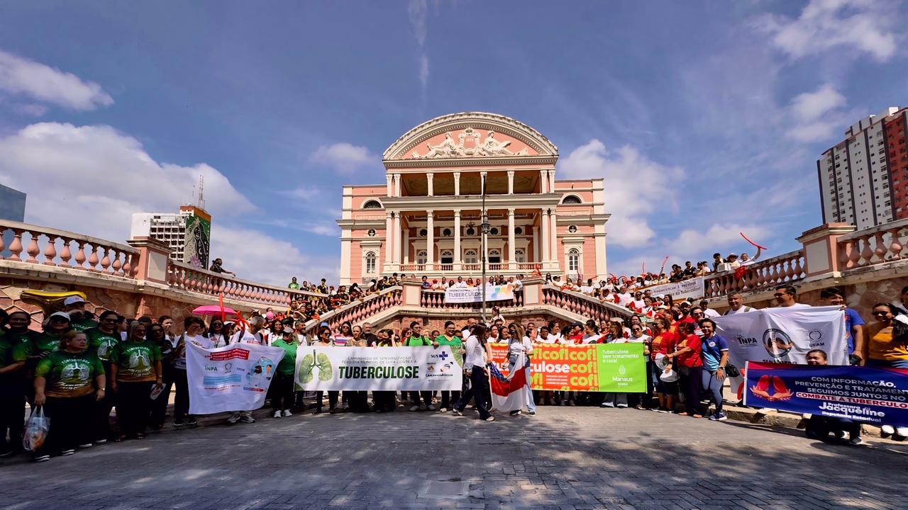 Frente Parlamentar da Aleam participa de caminhada de sensibilização pelo ‘Dia Mundial de Luta contra a Tuberculose’, em Manaus