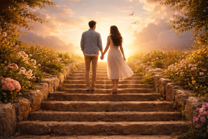 Amor que Transforma o Destino: Quando Dois Corações Sobem os Mesmos Degraus