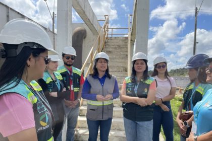 Ageman promove visita técnica à ETE Timbiras