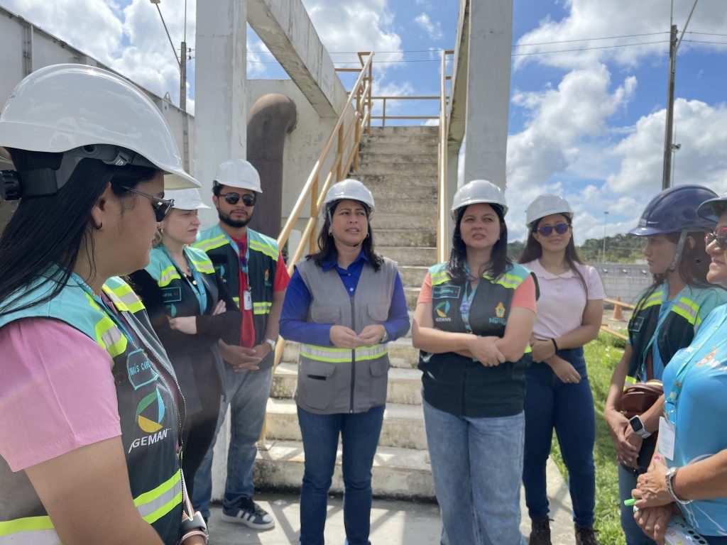 Ageman promove visita técnica à ETE Timbiras