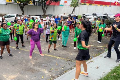 Prefeitura mobiliza comunitários da zona Leste em ação de saúde contra obesidade e sedentarismo
