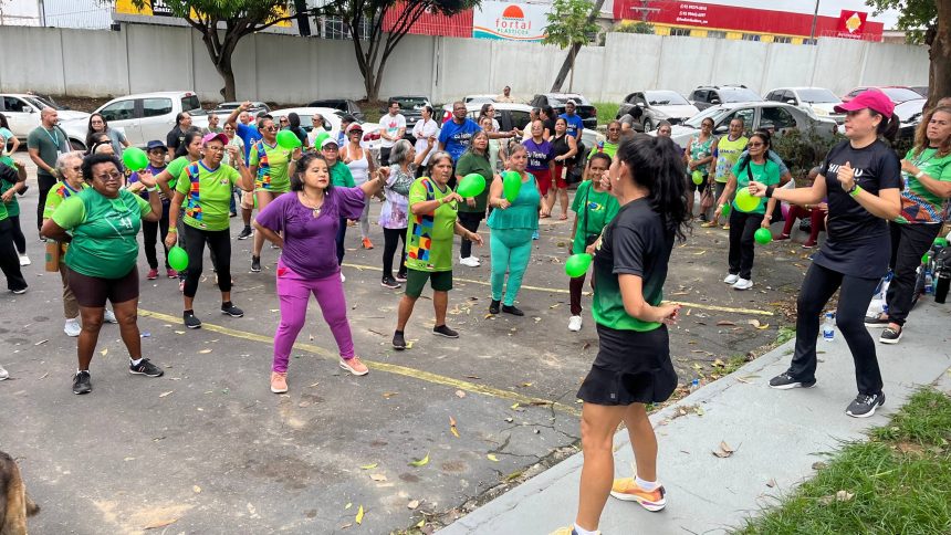 Prefeitura mobiliza comunitários da zona Leste em ação de saúde contra obesidade e sedentarismo