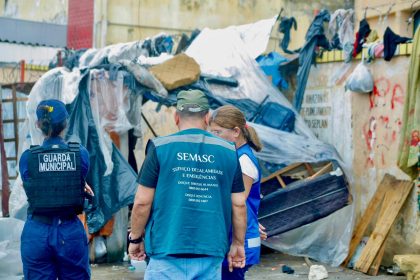 Ação integrada de abordagem social na zona Sul da capital