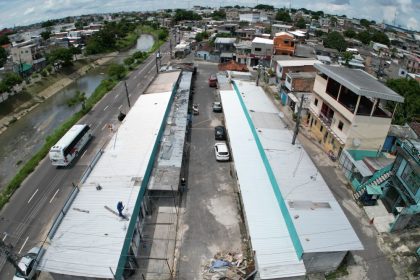 Prefeitura de Manaus intensifica obras de revitalização na feira municipal do 40