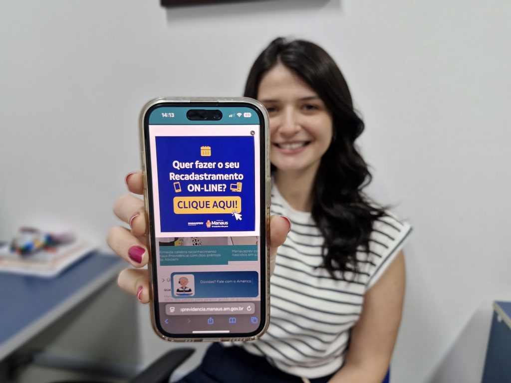 Prefeitura de Manaus convoca aposentados e pensionistas nascidos em abril para recadastramento previdenciário