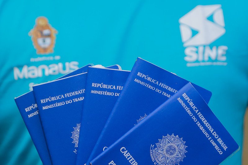 Sine Manaus oferta 582 vagas de emprego e atendimento presencial para validação da CTPS nesta segunda–feira
