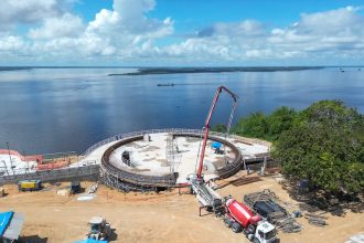 Prefeitura conclui etapa de contenção no parque Encontro das Águas com mais de 260 estacas