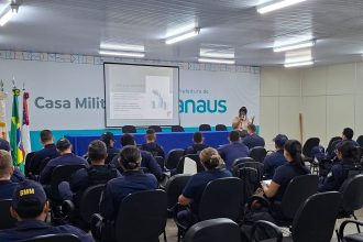 Saúde emocional da Guarda Municipal de Manaus é tema de formação realizada pela Prefeitura nos dias 27 e 28/4