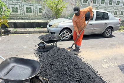 Prefeitura de Manaus intensifica recuperação viária