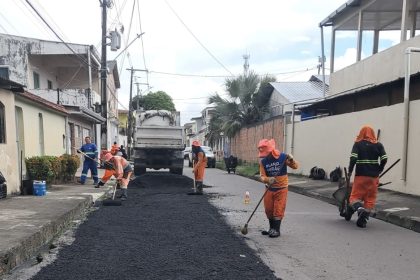 Prefeitura intensifica recuperação viária no bairro Cidade Nova