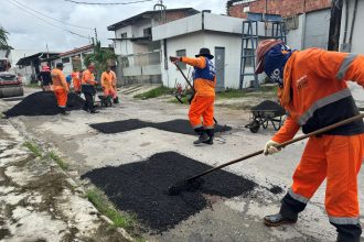 Prefeitura de Manaus leva novo asfalto ao bairro Mauazinho