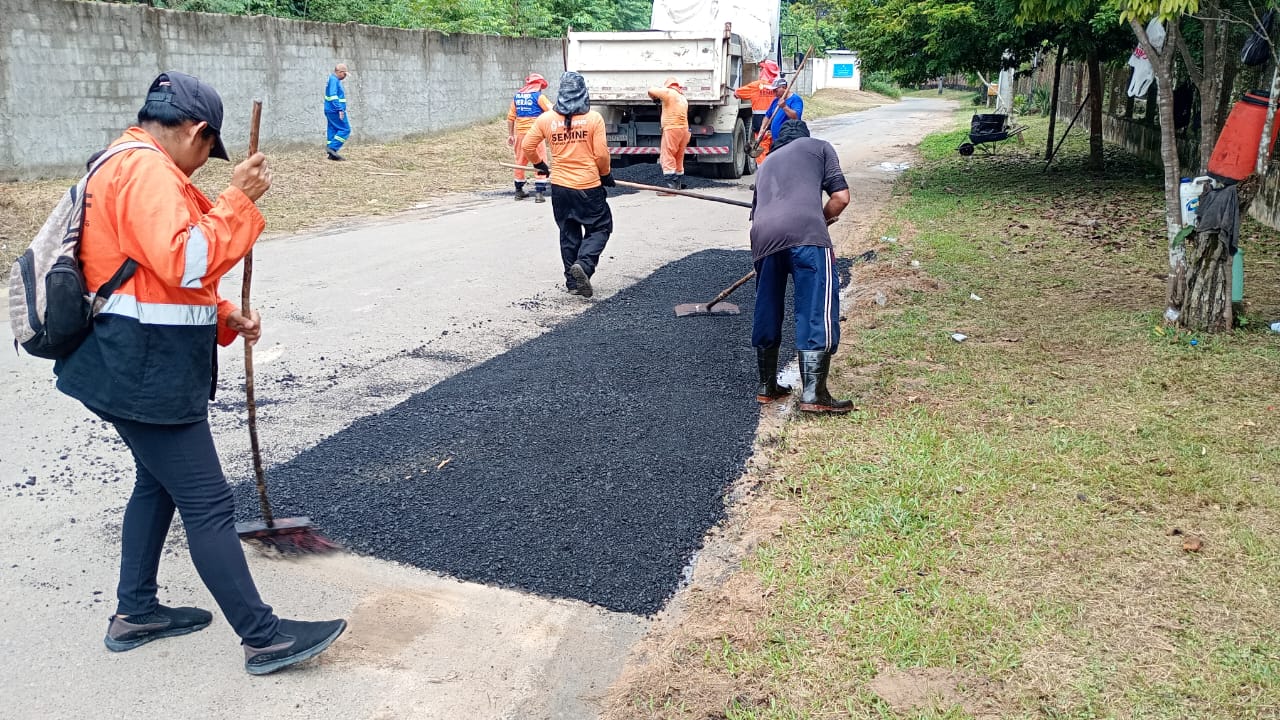 Prefeitura de Manaus avança com manutenção asfáltica no Tarumã