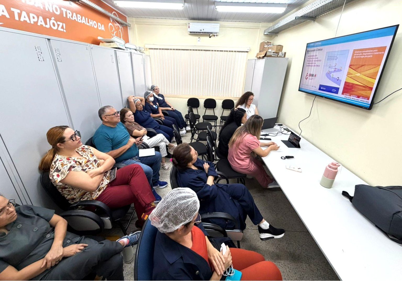 Maternidade Dr. Moura Tapajóz realiza sessão clínica sobre hemorragia pós-parto com novas diretrizes da OMS e Opas