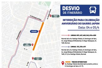 Prefeitura alerta para alterações no trânsito e transporte público devido às comemorações do aniversário do bairro Japiim