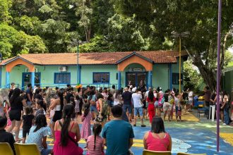 Páscoa é comemorada no parque Cidade da Criança