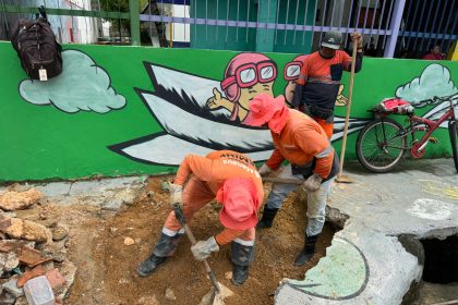 Prefeitura de Manaus recupera rede de drenagem profunda no bairro Compensa