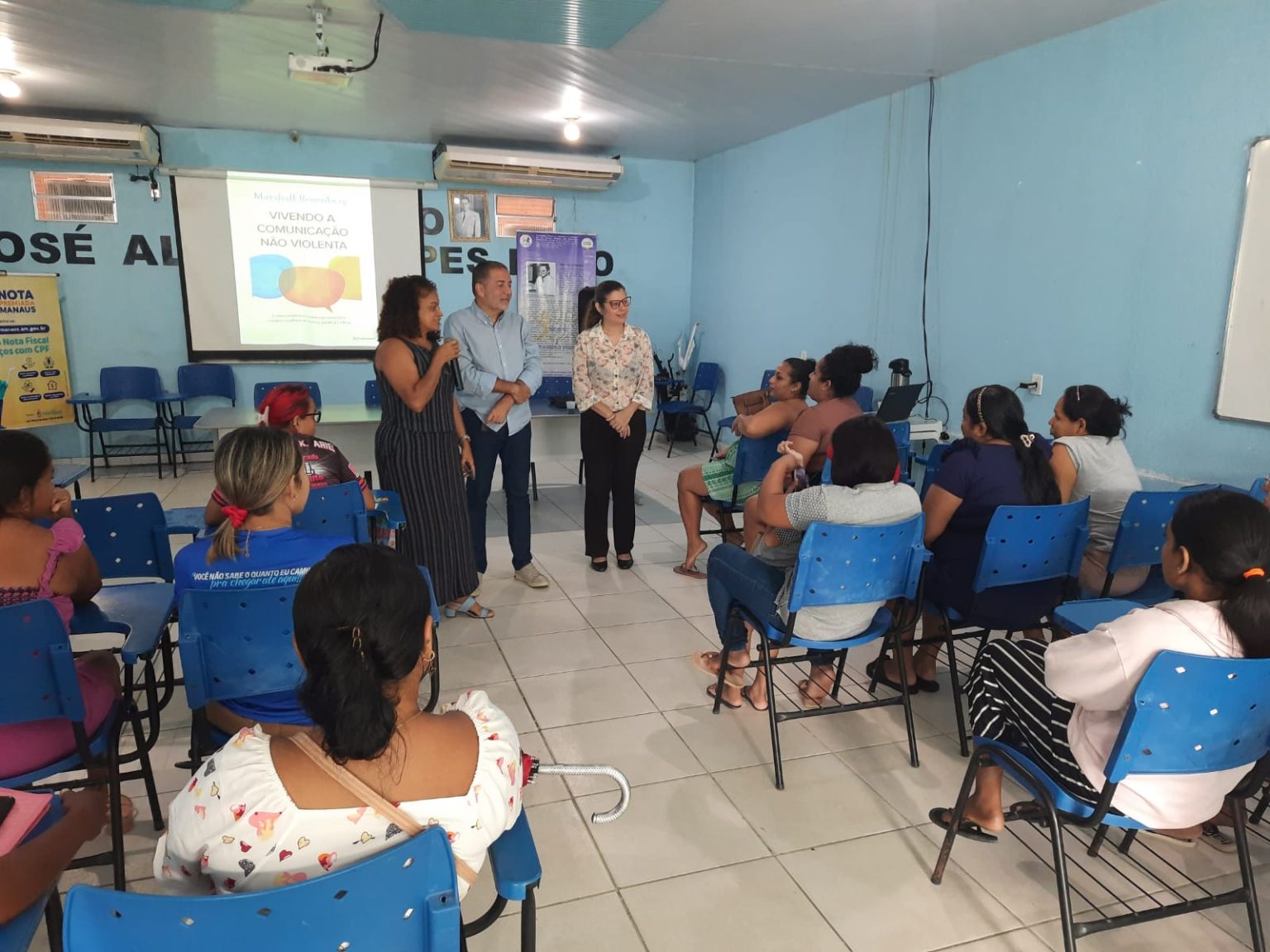 Projeto Escola em Paz: Palestra para PMM e pais e responsáveis