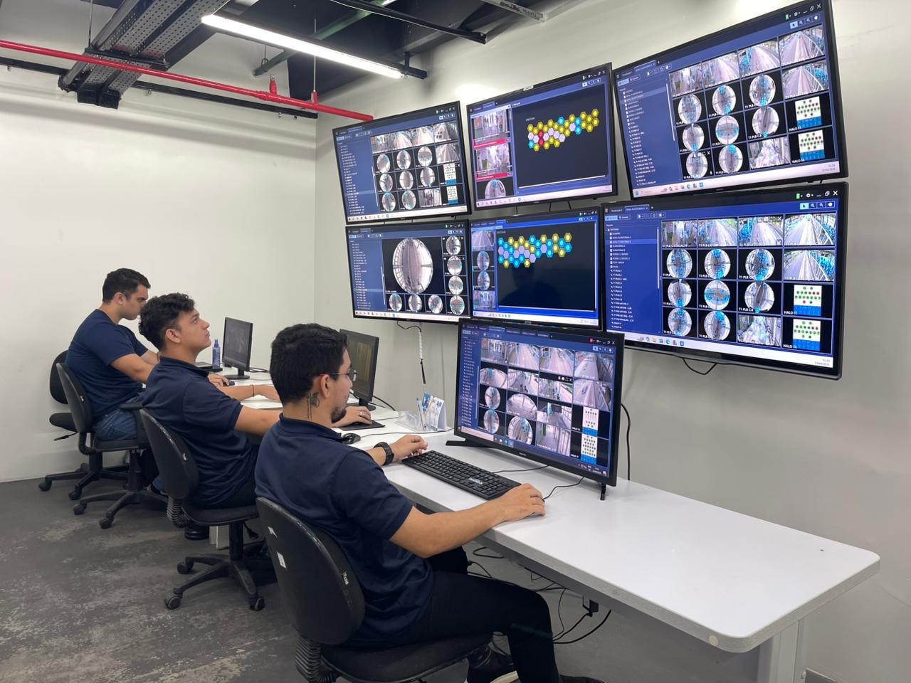 Sistema piloto de monitoramento por Inteligência Artificial no T1