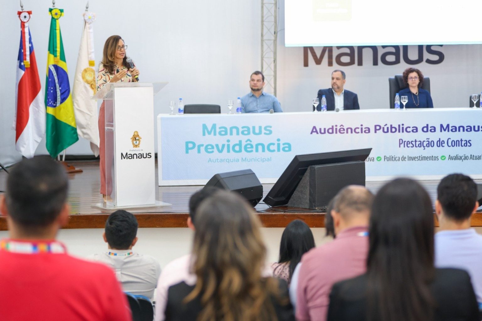 Manausprev apresenta ações e resultados de 2025 em audiência pública da Prefeitura de Manaus no dia 29/4