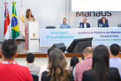 Manausprev apresenta ações e resultados de 2025 em audiência pública da Prefeitura de Manaus no dia 29/4