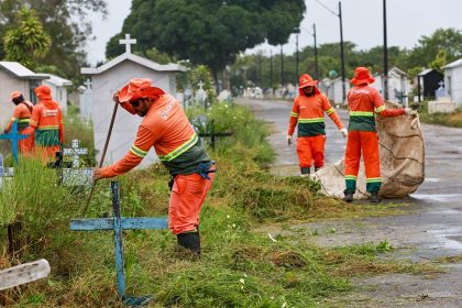 Prefeitura reforça manutenção e limpeza nos cemitérios de Manaus para o Dia das Mães com programação religiosa
