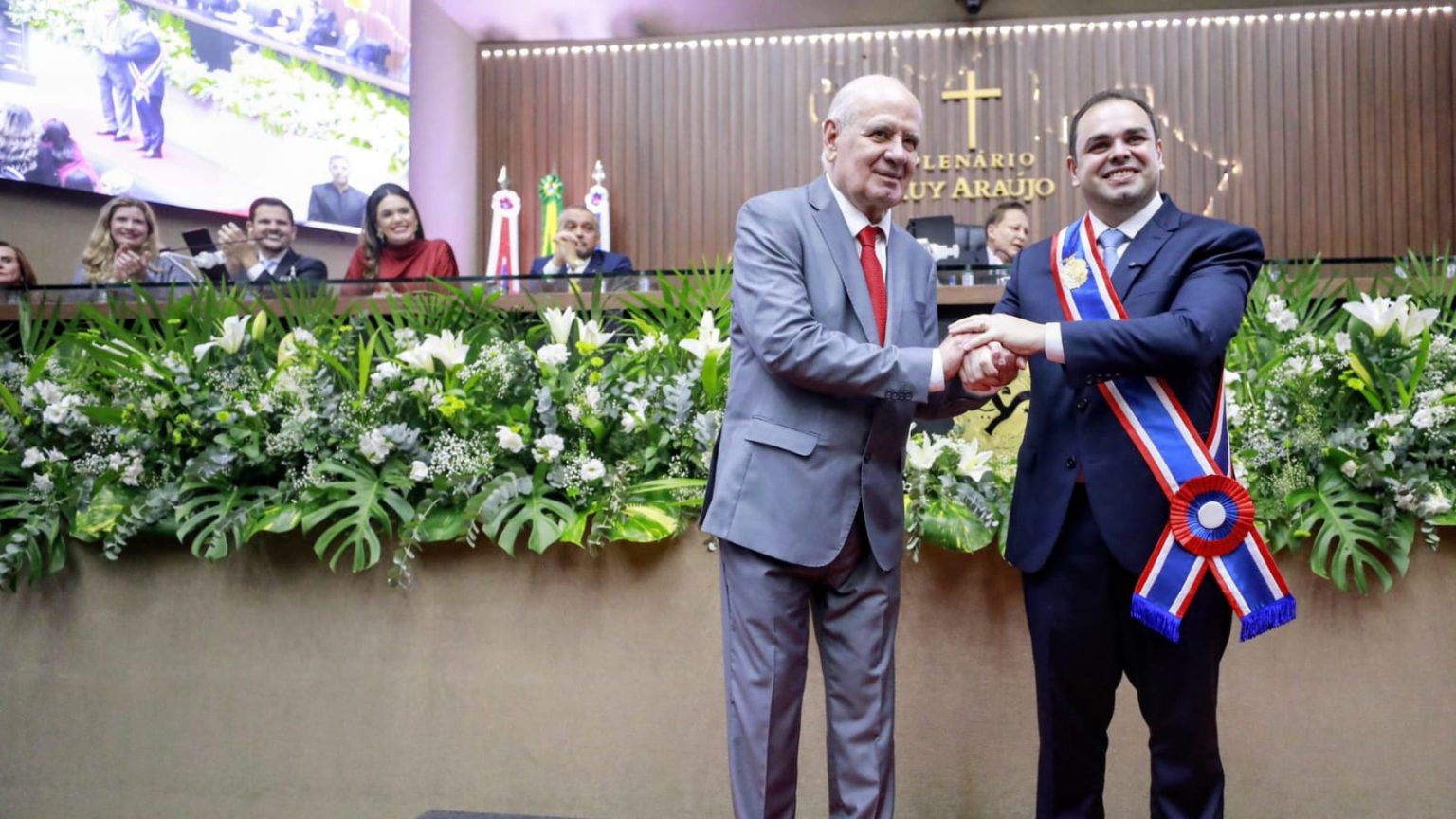 Aleam empossa governador do Amazonas, Roberto Cidade, e vice-governador Serafim Corrêa