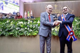 Aleam empossa governador do Amazonas, Roberto Cidade, e vice-governador Serafim Corrêa