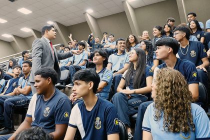 Alunos da Escola Estadual Frei Sílvio Vagheggi participam do programa Conhecendo o Legislativo