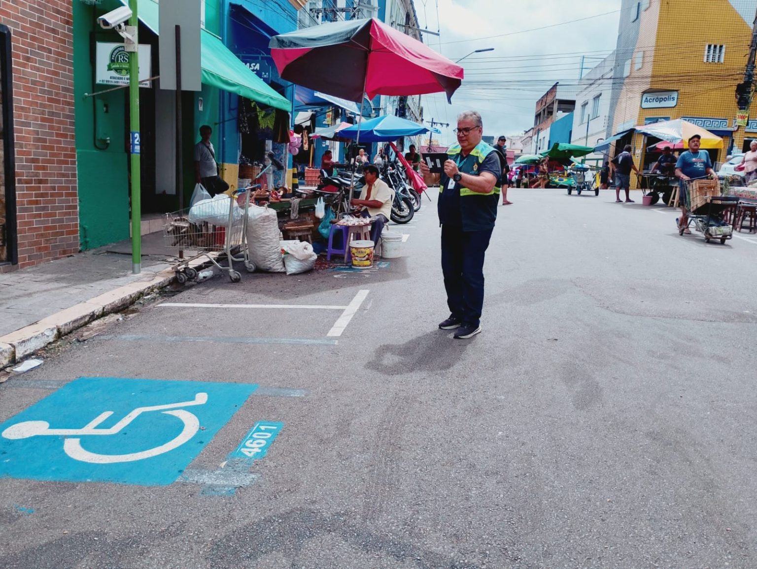 Ageman intensifica fiscalizações do serviço Zona Azul Manaus no Centro e Vieiralves