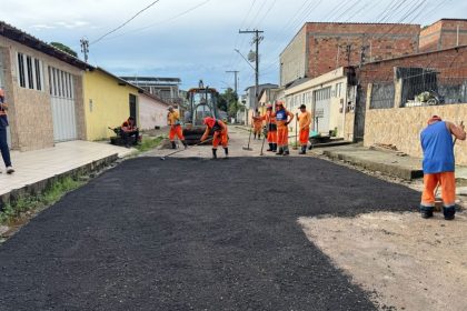 Prefeitura de Manaus intensifica operação tapa-buracos no Cidade Nova e aplica 60 toneladas de massa asfáltica
