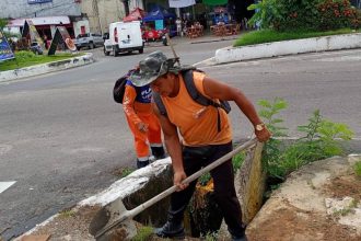 Recuperação de caixa coletora na avenida Brigadeiro Hilário Gurjão reforça escoamento na zona Leste de Manaus