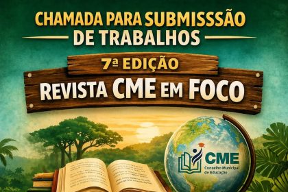 Conselho Municipal de Educação de Manaus abre chamada para trabalhos sobre educação amazônica até 30/5 em revista de 10 anos