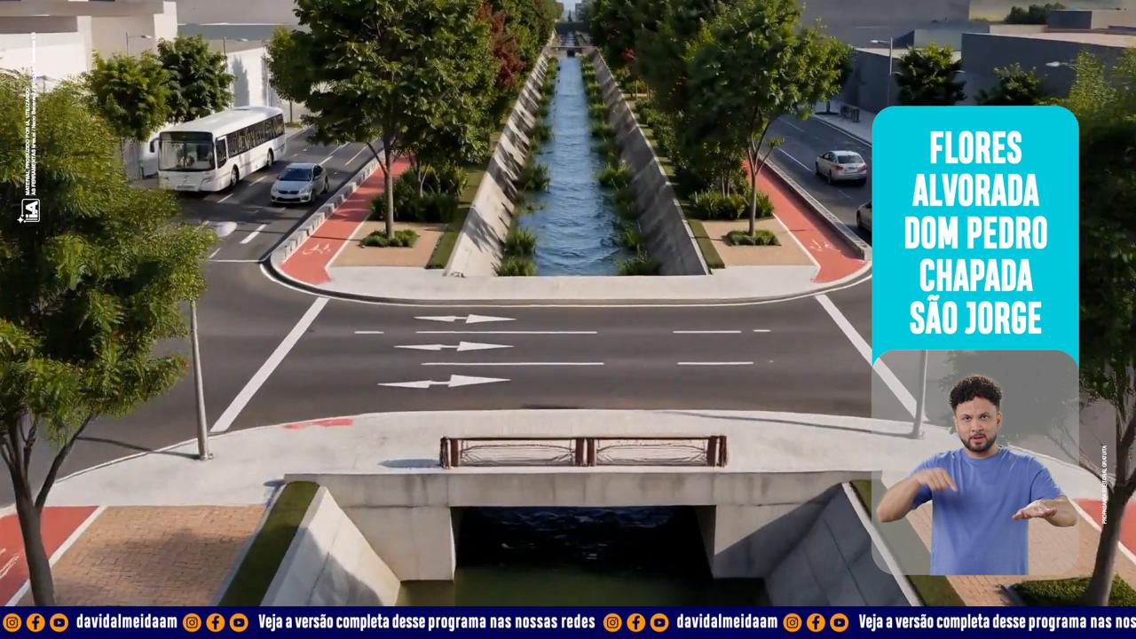 David anuncia nova avenida marginal para desafogar o trânsito em cinco bairros de Manaus