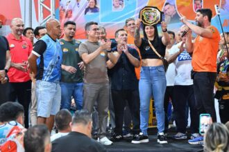 David recebe homenagem de atletas e apresenta novas propostas para o esporte no Amazonas